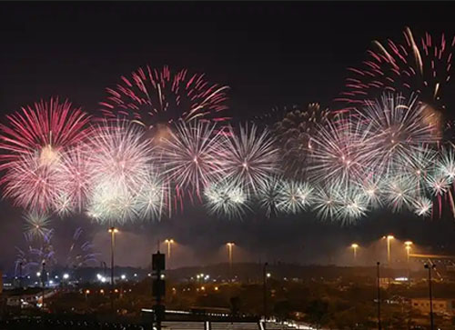 巧家县焰火晚会